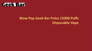 Miami Mint Geek Bar Pulse 15000 Puffs - Refreshing Mint Flavor