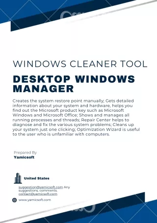 windows cleaner tool