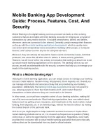 Mobile Banking App Development Guide_ Process, Features, Cost, And Security - slide 1