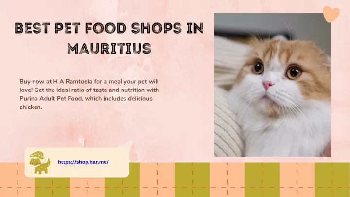 best pet food shops in mauritius