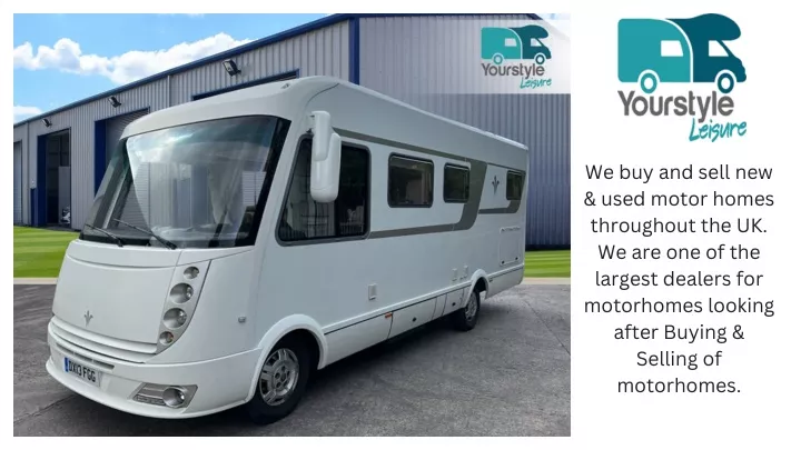 we buy and sell new used motor homes throughout
