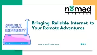 Bringing Reliable Internet to Your Remote Adventures
