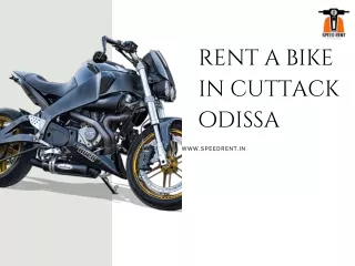 rent a bike in cuttack odissa