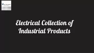 Electrical Collection of Industrial Products