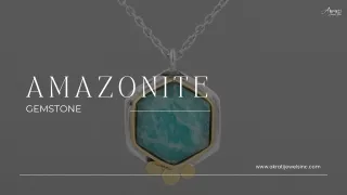 Amazonite gemstone