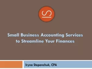 Small Business Accounting Services to Streamline Your Finances