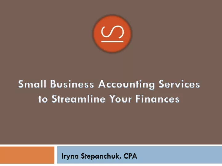 small business accounting services to streamline your finances