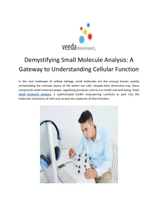 Small Molecule Analysis