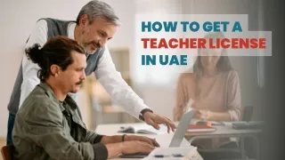 How To Get A Teacher License In UAE