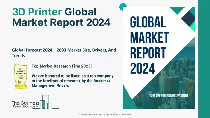 3d printer global market report 2024