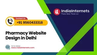 Pharmacy Website Design in Delhi