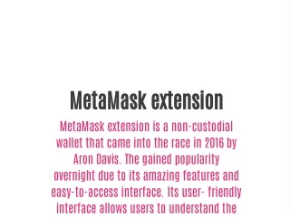 MetaMask extension