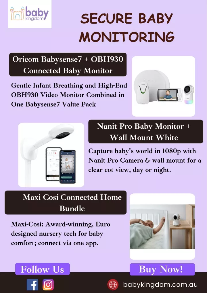 secure baby monitoring