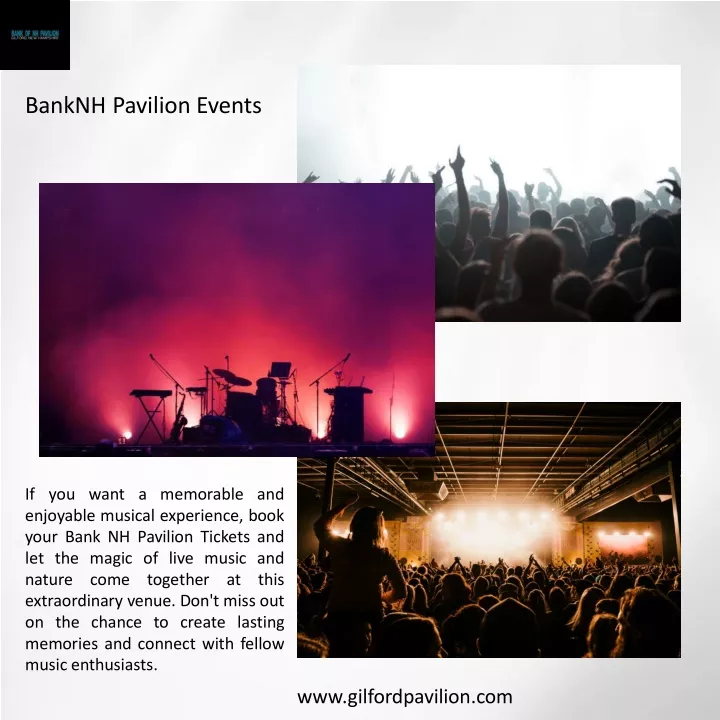 banknh pavilion events