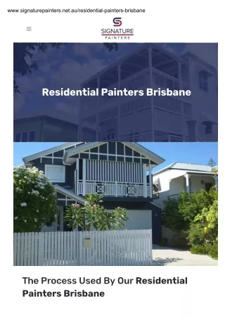 Residential Painters Brisbane