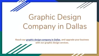 Find the best graphic design company in Dallas