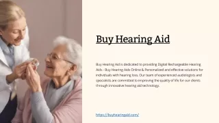 Digital Rechargeable Hearing Aids - Buy Hearing Aids Online