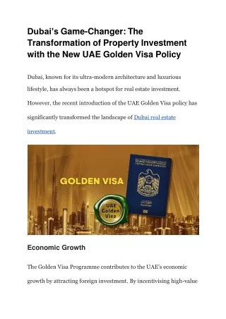 Dubai’s Game-Changer_ The Transformation of Property Investment with the New UAE Golden Visa Policy (1)