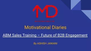 ABM Sales Training – Future of B2B Engagement