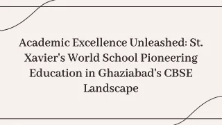 Academic Distinction: Top CBSE Schools Redefining Education in Ghaziabad