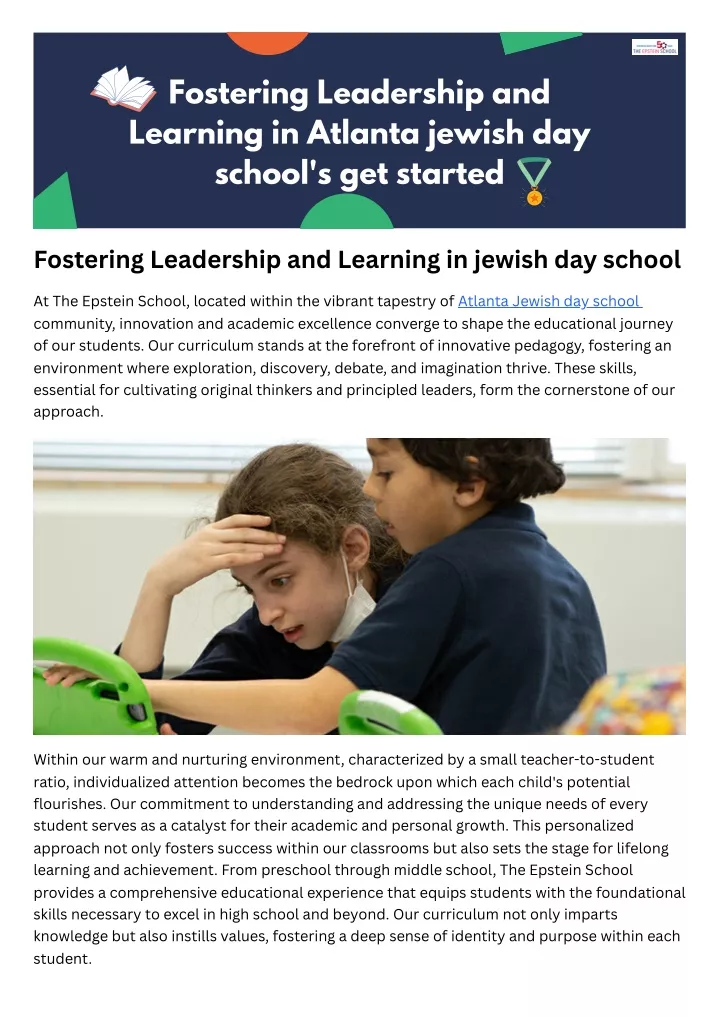fostering leadership and learning in atlanta