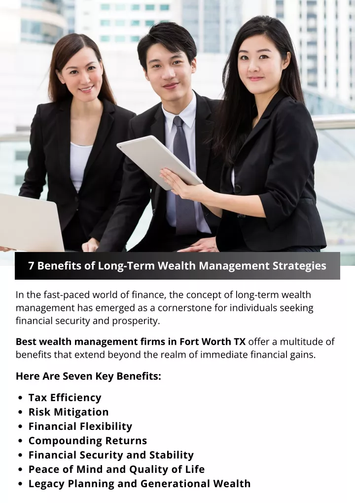 7 benefits of long term wealth management