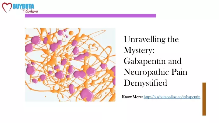 unravelling the mystery gabapentin