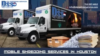 Mobile Shredding Services in Houston