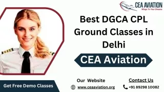 Best DGCA CPL ground classes in Delhi