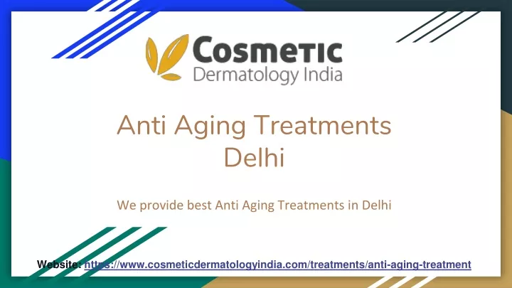 anti aging treatments delhi