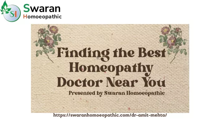 finding the best homeopathy doctor near you