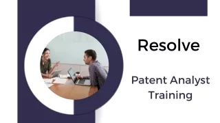 Patent Analyst Training