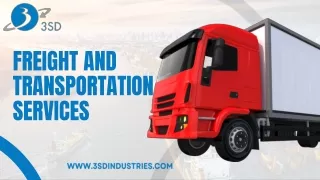 Freight And Transportation Services Canada And USA