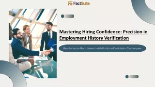 mastering hiring confidence precision