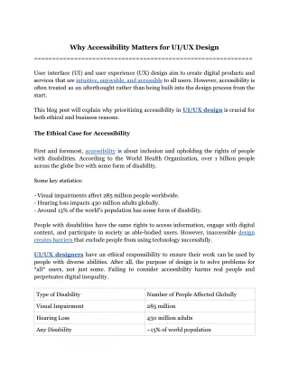 why accessibility matters for ui ux design