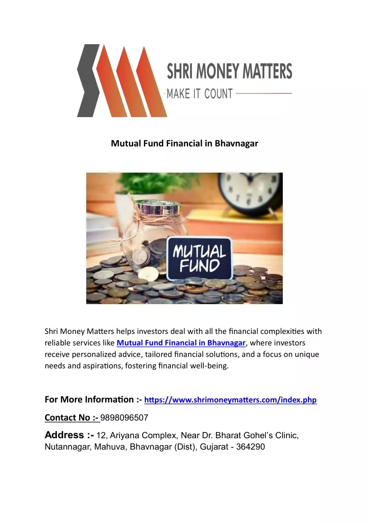 mutual fund financial in bhavnagar