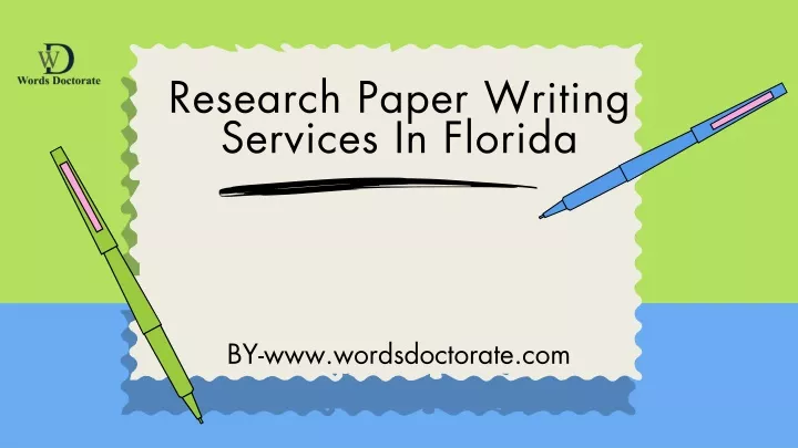 research paper writing services in florida