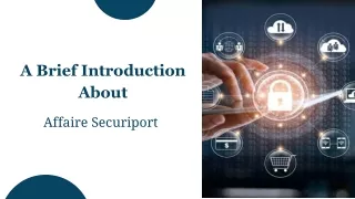 A Brief Introduction About - Affaire Securiport