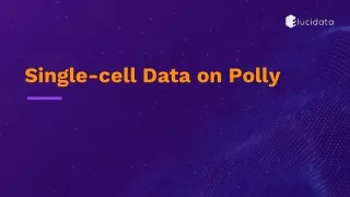 Single-cell Data on Polly| Elucidata