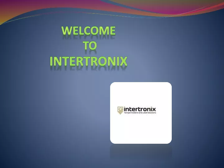 welcome to intertronix