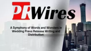 a symphony of words and wonders in wedding press