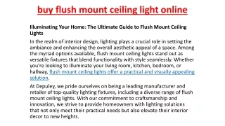 buy flush mount ceiling light online