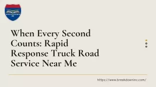 when every second counts rapid response truck