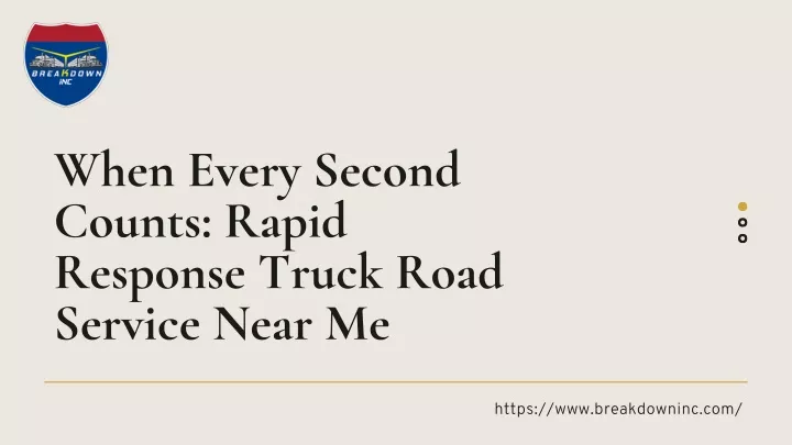 when every second counts rapid response truck