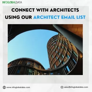 Connect with Architects Using Our Architect Email List