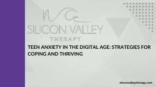 Teen Anxiety in the Digital Age: Strategies for Coping and Thriving