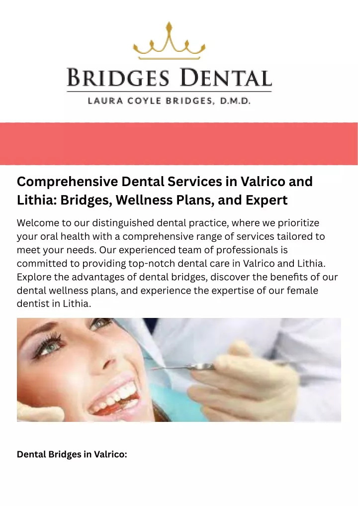 comprehensive dental services in valrico