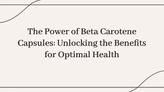 beta-carotene-capsules