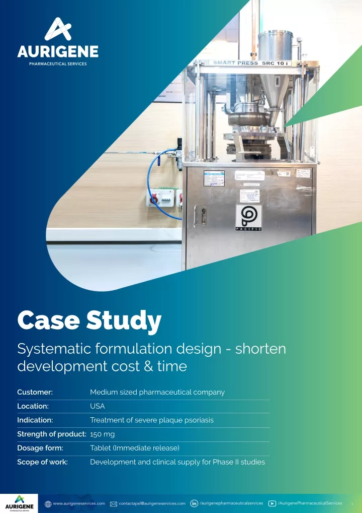 case study systematic formulation design shorten