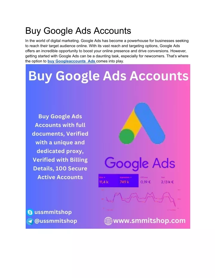 buy google ads accounts